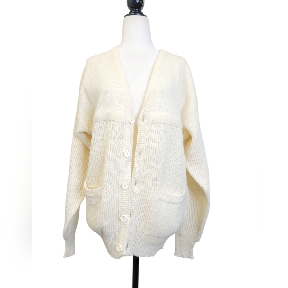 Bugatchi coastal grandma Knit  wool blend cardigan